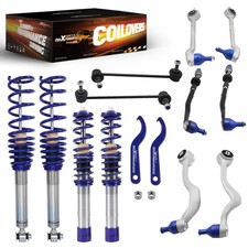 4pcs Gewindefahrwerk+ 8pcs Querlenkersatz for Bmw 5er E39 Limousine 95-03