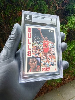 Michael Jordan #52 Topps 1992-93 Archives BGS graded 8.5 (no PSA) First Topps