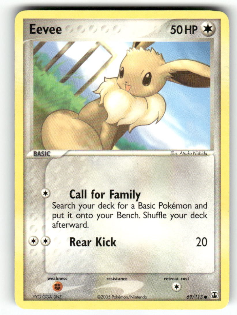 Eevee 69/113 - C Delta Species Pokemon NM