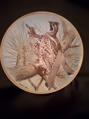 Sammelteller, Gamebirds of the World, Franklin Porzellan, von Basil Ede