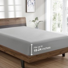 Twin XL Fitted Sheet Only - Hotel Quality Ultra Soft  Breathable Brushed Mic...