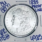 1885 BU UNCIRCULATED MORGAN SILVER DOLLAR AUTHENTIC U.S. MINT FREE SHIPPING 4925
