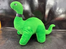 Sinclair Gas Oil Mascot Green Brontosaurus Dinosaur 14” x 22" Plush Advertising