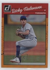 2023 Panini Donruss Retro 1990 Variation Holo Orange Ricky Tiedemann #249 04xc
