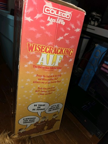 Coleco Wisecracking In Box ALF Alien Life Form 19” Plush Toy 1986 Not working - Picture 6 of 12