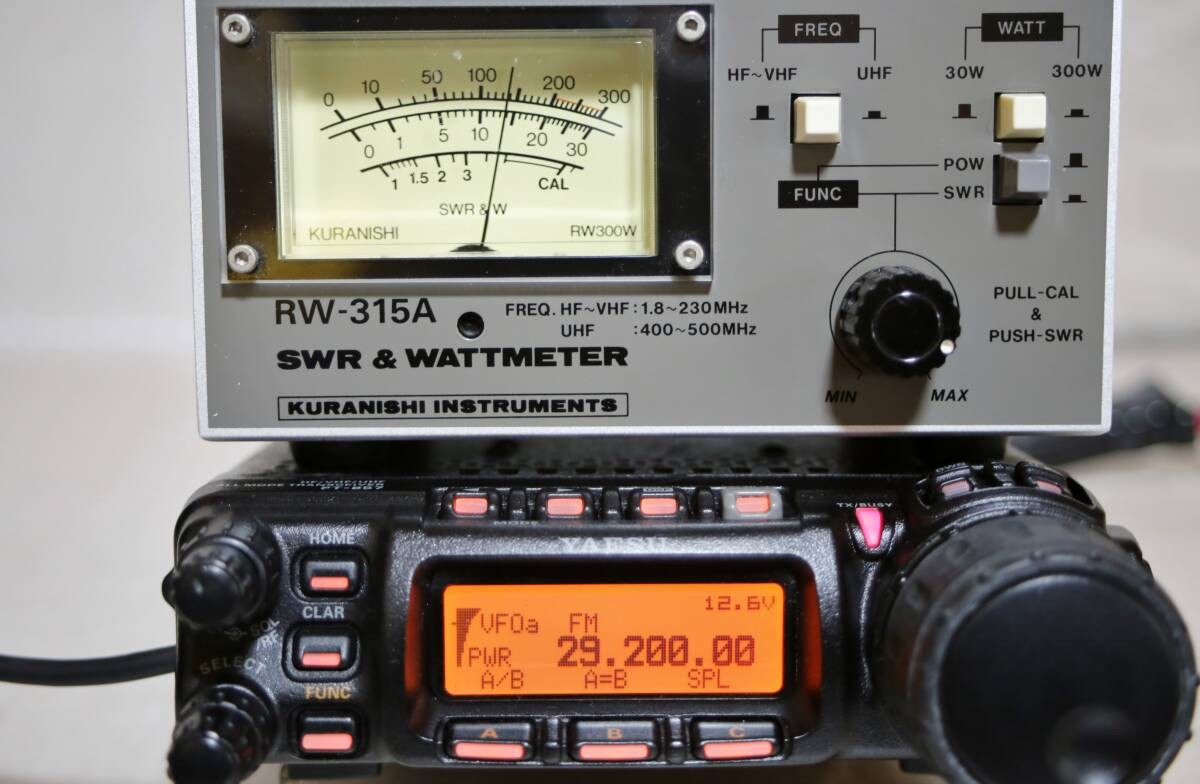 YAESU FT-857DとFC-30のセット FC-30