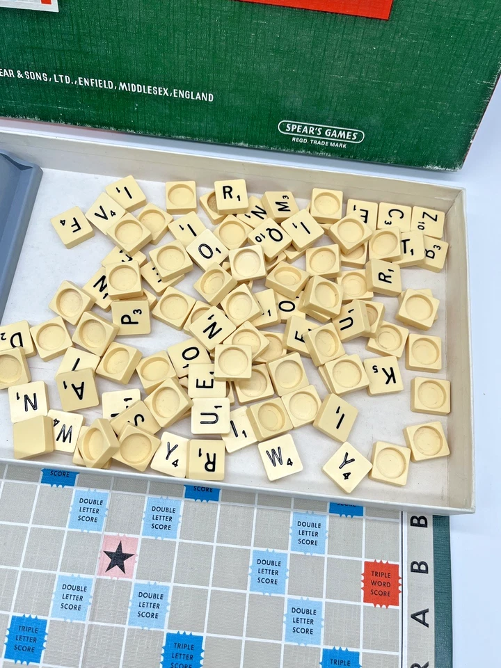 Scrabble Original Board Game Vintage ***100% Complete*** Spears Christmas Xmas - Image 4 of 4