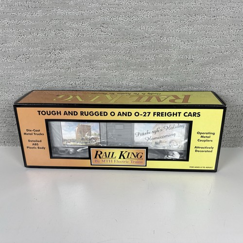 MTH RailKing Pittsburgh Holiday Box Car 30-74462 calibre O nuevo en caja | Zustand: New