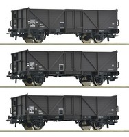 Roco 6600141 Spur HO Sncf Set Offene GüTerwagen 3-Teilig Epoche 3 Neu