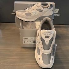 New Balance 993 Made in USA Heritage Reflection Gray White Suede Mesh