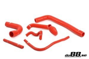 Kit durites silicone Saab 9000 Turbo 1994-1998 rouge haute performance Ref 75