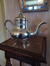 Cafetière/Théière Style Louis XV Orfèvrerie Roux Marquiand Métal Argenté