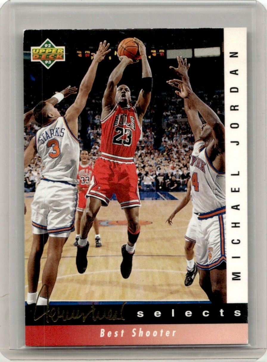 1992-93 Upper Deck Jerry West Selects Michael Jordan Chicago Bulls #JW1
