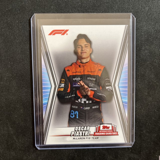 2023 Topps F1 International Trading Card Day #NTCD-F3 Oscar Piastri Rookie