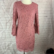 Banana Republic Lace overlay sheath pencil Dress womens 6 fairy wedding easter