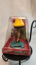 "A Christmas Story" Leg Lamp Solar Power Bobble Head Dancer, NEW