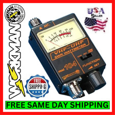 Workman 104 VHF UHF SWR Watt Meter 120-500 MHz Inline Tester for Ham GMRS MURS