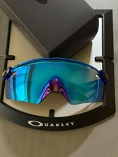 Oakley QNTM Kato Sunglasses Stonewash Blue Prizm Sapphire OO9481D-0256