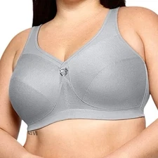 Glamorise 38D Gray MagicLift Active Support Bra! NEW!