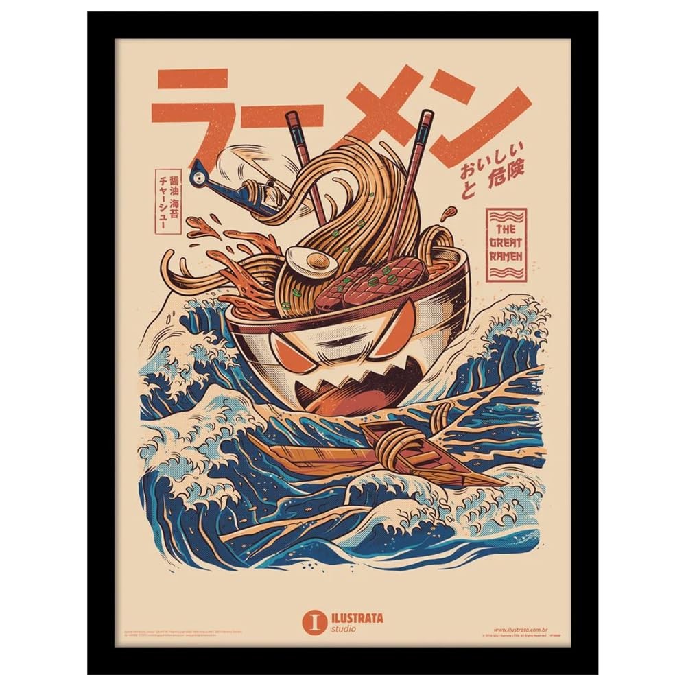 ИЛЮСТРАТА (ВЕЛИКИЙ РАМЕН) КОЛЛЕКЦИОННАЯ ГРАВЮРА (В РАМКЕ) NEU