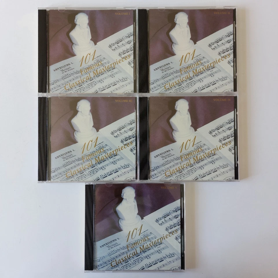 101 Famous Classical Masterpieces - 5 x CD Album Boxset (1992) NEW - Image 2 of 4