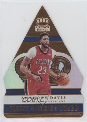 2017-18 Panini Crown Royale Panini's Choice Awards /99 Anthony Davis #PC-45 1yj