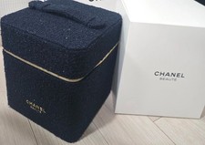 Chanel Beauty Tweed Cosmetic Case Navy Color Holiday Edition Tracking