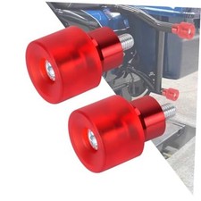 Crash Bar Slider Ends Frame Sliders Fit for Harley M12 Screw All Red