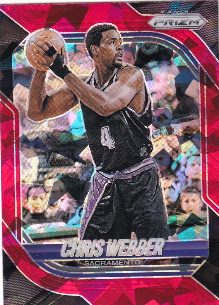 2025-26 Prizm Basketball Chris Webber  Red Cracked Ice #56 PWE