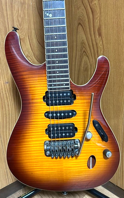 エレキギター Ibanez SV5470F NBL 売ります。定価210.000円+Dimarzioピックアップ付き Ibanez◇SV5470F/2014/日本製/エレキギター/ストラトタイプ/ナチュラル