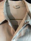 Vintage 40’s 50’s Tan Brown Gabardine Long Sleeved Shirt Rockabilly — photo 6