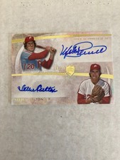 2014 Supreme #DA-SCA Phillies MIKE SCHMIDT STEVE CARLTON Autograph HOF #4/25