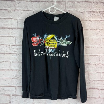 NC State Wolfpack Vs USF Bulls Shirt Mens Medium Black NCAA Football 2005 VTG