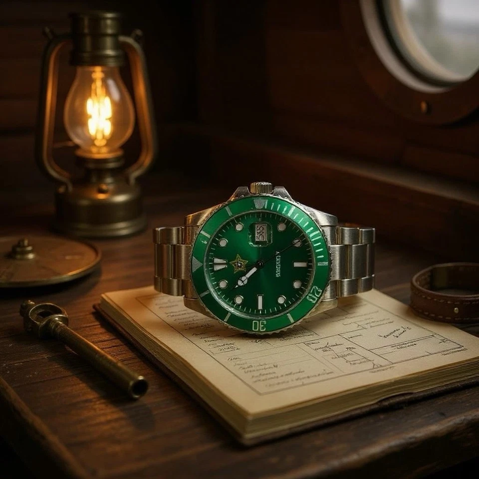 Reloj automático personalizado con esfera Florida Sheriffs Star.    Foto 2 de 4