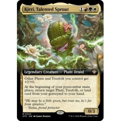 KIRRI, TALENTED SPROUT (EXTENDED ART) X4 Outlaws Of Thunder Junction: Commander