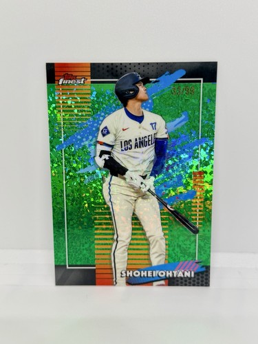 SHOHEI OHTANI 2026 Topps Finest Green Mini-Diamond Refractor /99 Dodgers #150