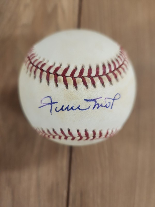 WILLIE MAYS GIANTS SIGNED AUTOGRAPHED ONLB BASEBALL COA PSA/DNA #H82572
