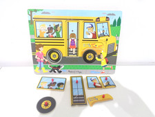 Wheels on the Bus See and Hear Wooden Sound Puzzle by Melissa and Doug