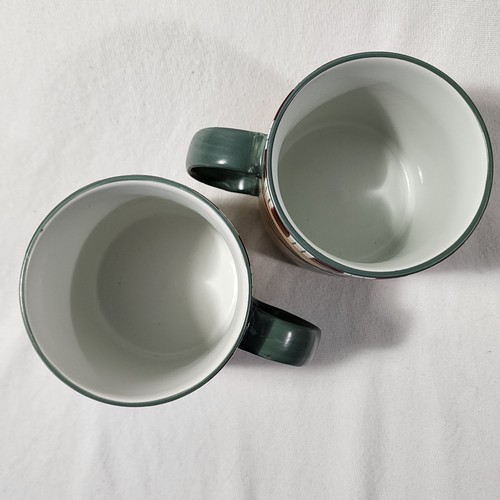 2 Lenox Winter Greetings Tartan Plaid Eastern Blue Bird Coffee Cup Mug - Picture 6 of 9