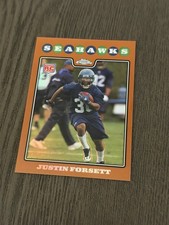2008 Topps Chrome Copper Refractor /425 #TC197 JUSTIN FORSETT Rookie Card RC. rookie card picture