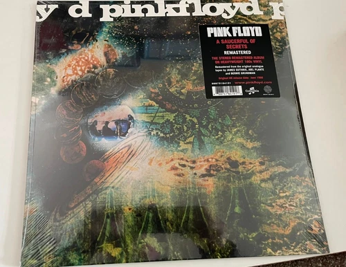 Pink Floyd A Saucerful Of Secrets 180gram Vinyl LP 2025 Remastered Sealed