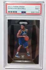 2017 Panini Prizm Donovan Mitchell Rookie Card? PSA 9???. rookie card picture