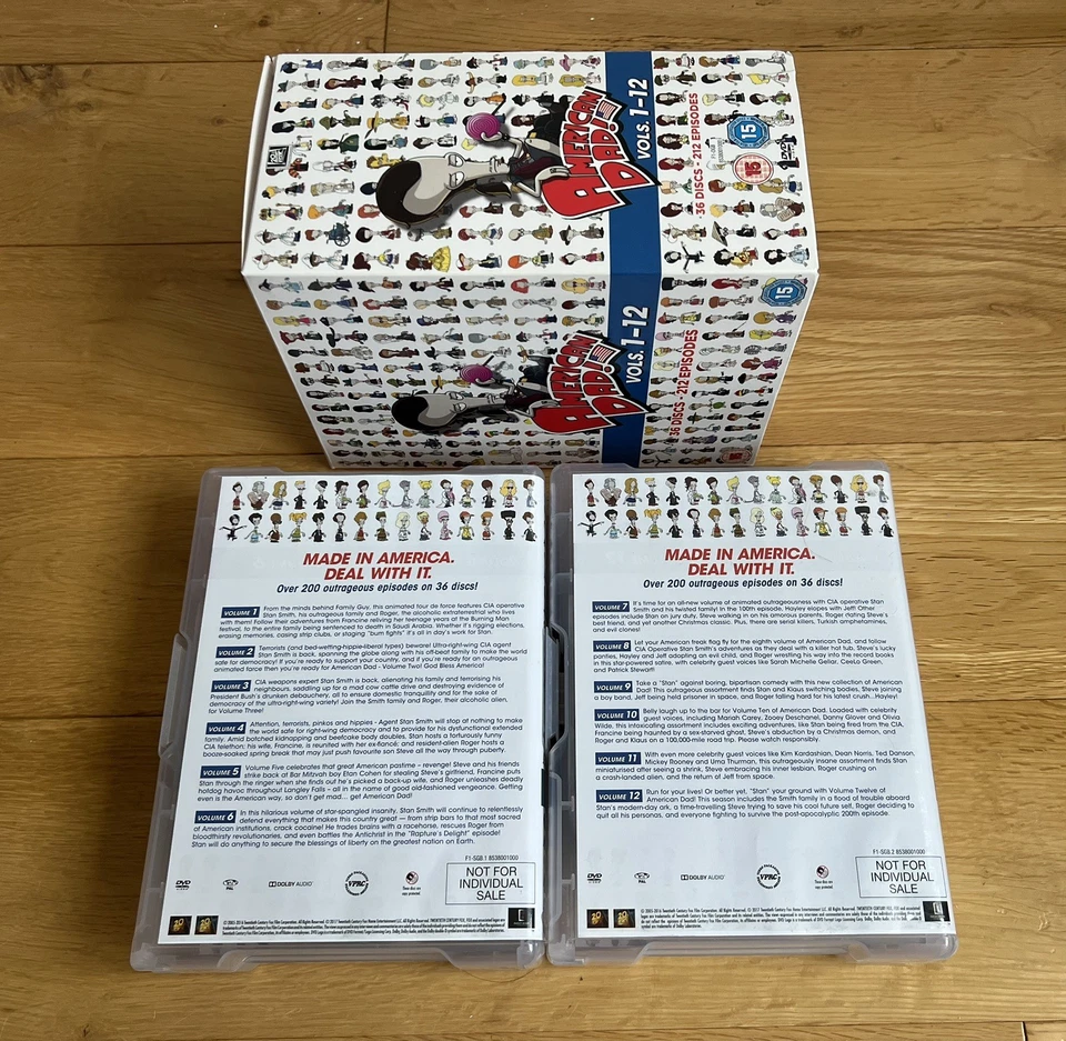 American Dad - Seasons 1-12 DVD Boxset | 36 Discs - 212 Episodes - Image 3 of 4