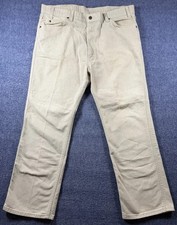 Vintage 90s Levis Action Jeans Mens 40x30 Tan Relaxed Fit Brown Tab Made In USA