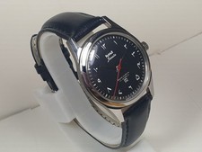 HAND WINDING VINTAGE HMT JANATA BLACK ARABIC DIAL MECHANICAL WATCH FOR MENS