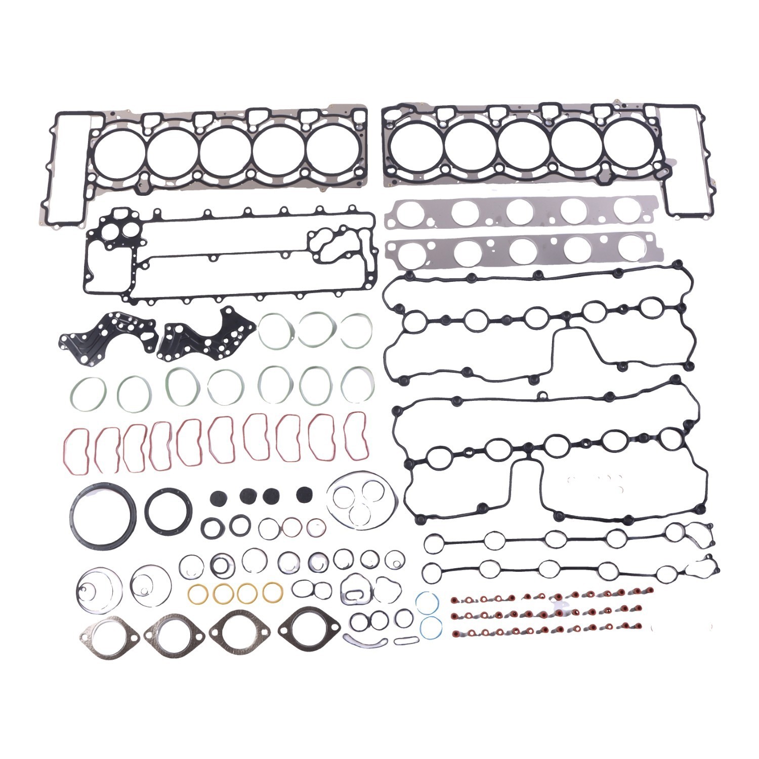 Cylinder Gaskets Seals Overhaul Kit for Audi R8 Lamborghini 5.2L FSI V10 CSP BUJ