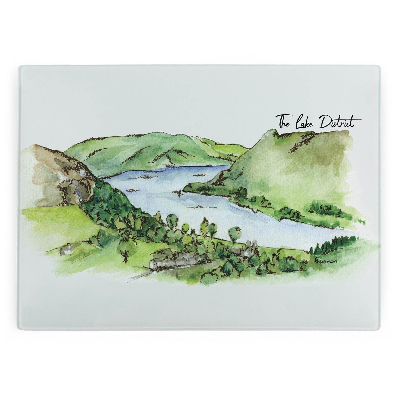 Lake District Large Worktop Protector - Novelty Landmarks Souvenir Kitchen Gifts