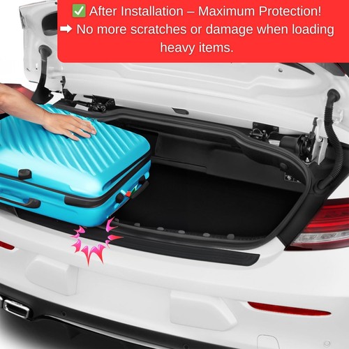 Protector de parachoques trasero para Skoda Yeti 2009 + plástico ABS 750x60MM - Imagen 5 de 6
