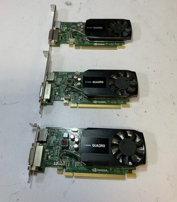 (Lot of 3) NVIDIA Quadro K620 2GB DDR3 Graphics Card (699-52012-0504-720 K)''P6C''