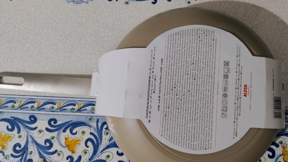 PADELLA WOK " ALESSI" NUOVA COLLEZIONE TAMA - Immagine 3 di 4